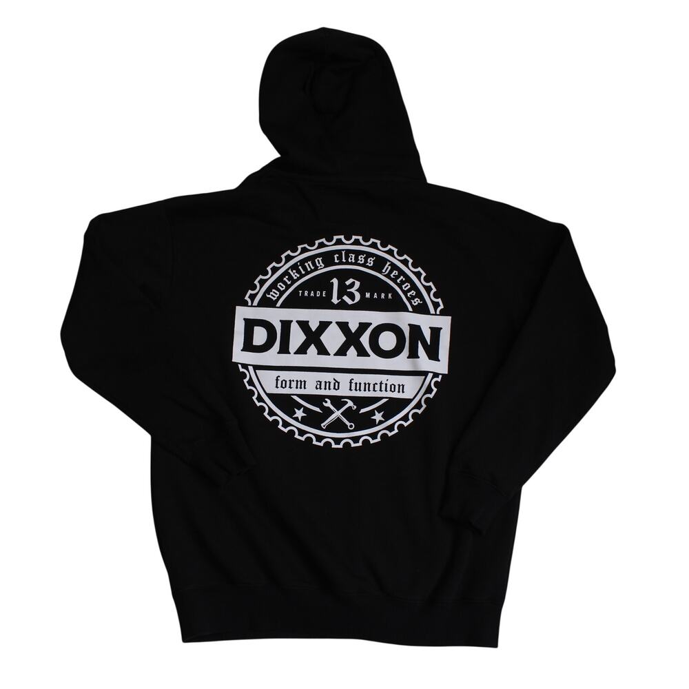 Dixxon Flannel Ground Up Sweatshirt Hoodie Mens Medium Black Graphic Workwear